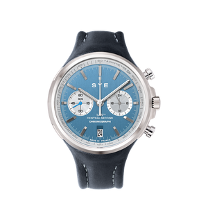 Montre SYE Watches - Chronograph Estoril - Bleu Pétrole