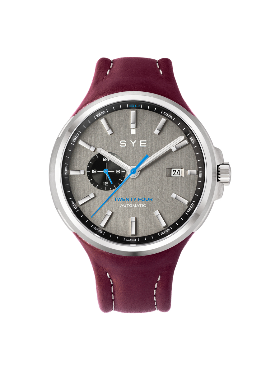 Montre SYE Watches - Mot1on 24 Automatic Pebble - Bordeau
