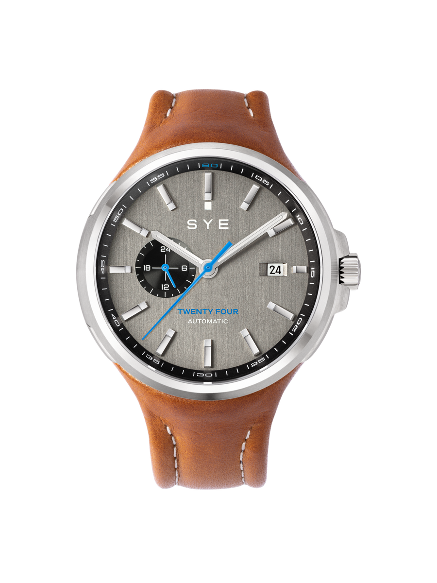 Montre SYE Watches - Mot1on 24 Automatic Pebble - Camel Foncé