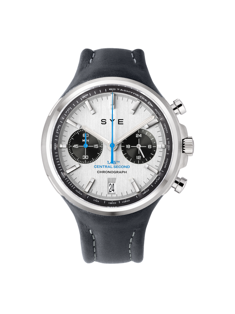 Montre SYE Watches - Chronograph Panda - Bleu Pétrole