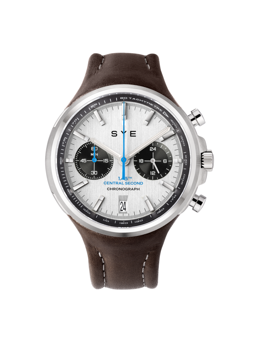 Montre SYE Watches - Chronograph Panda - Marron