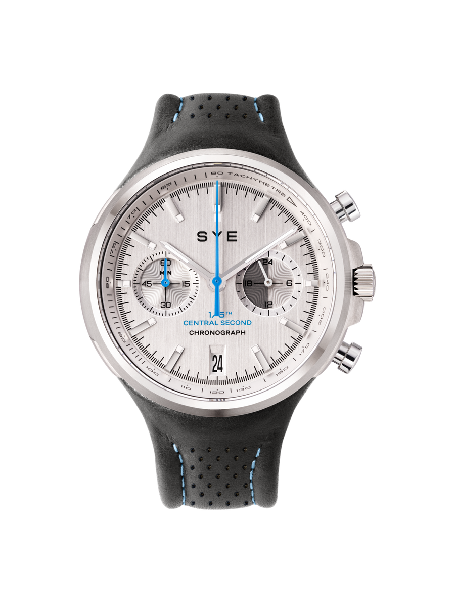 Montre SYE Watches - Chronograph Silver - Racing Noir