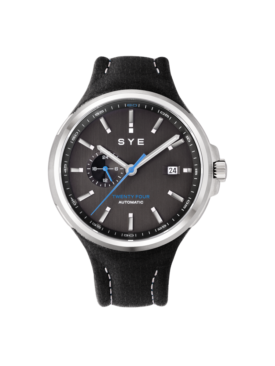 Montre SYE Watches - Mot1on Automatic 24 Noir - Grainé Noir