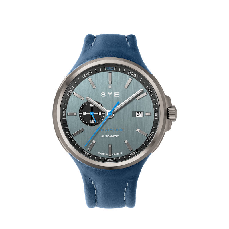 Montre SYE Watches - Mot1on Automatic 24 Bullitt Titane - Bleu