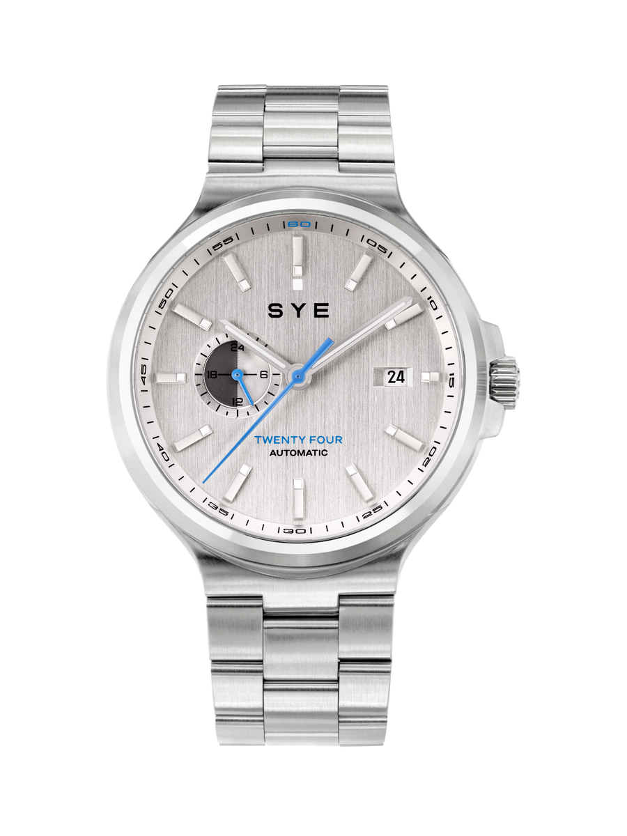 Montre SYE Watches - Mot1on Automatic 24 Silver - Acier Inoxydable