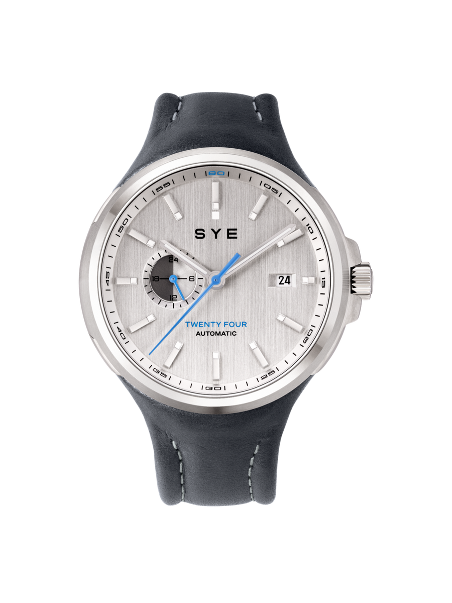 Montre SYE Watches - Mot1on Automatic 24 Silver - Pétrole