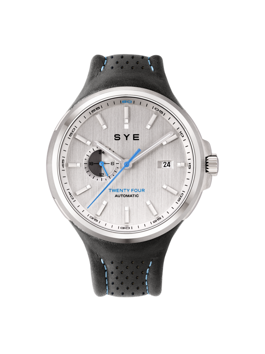 Montre SYE Watches - Mot1on Automatic 24 Silver - Racing Noir