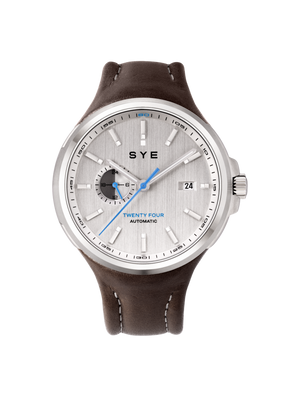 Montre SYE Watches - Mot1on Automatic  24 Silver- Marron