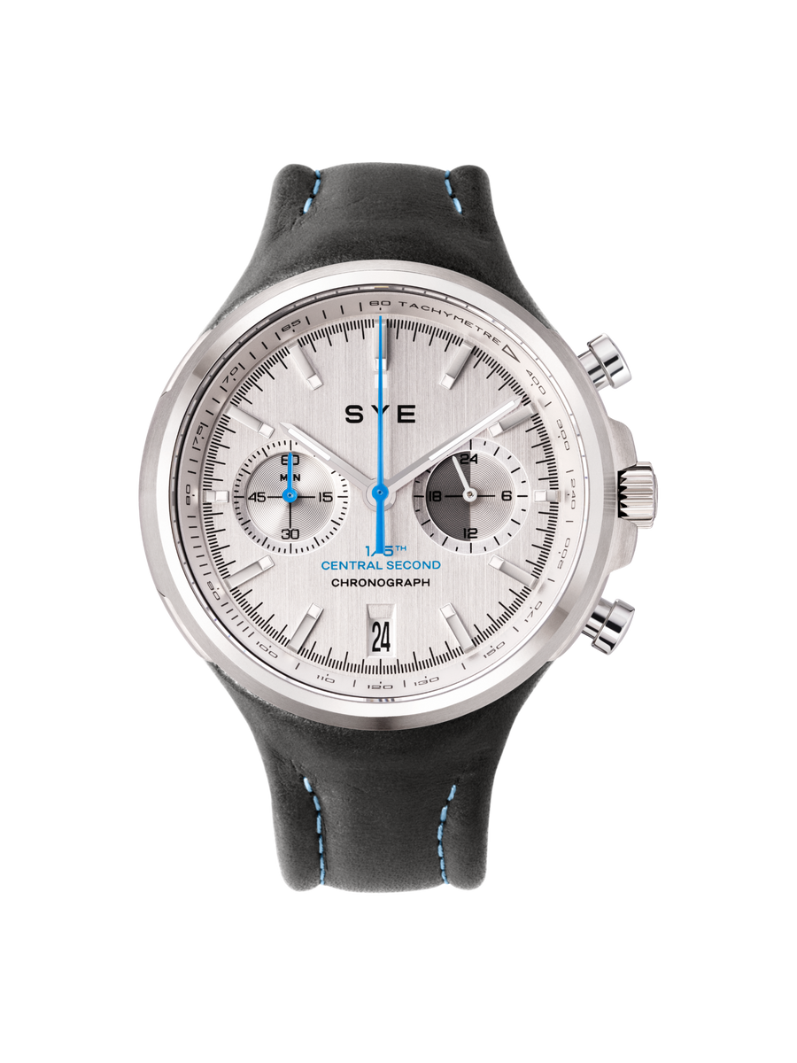 Montre SYE Watches - Chronograph Silver - Noir Carbon