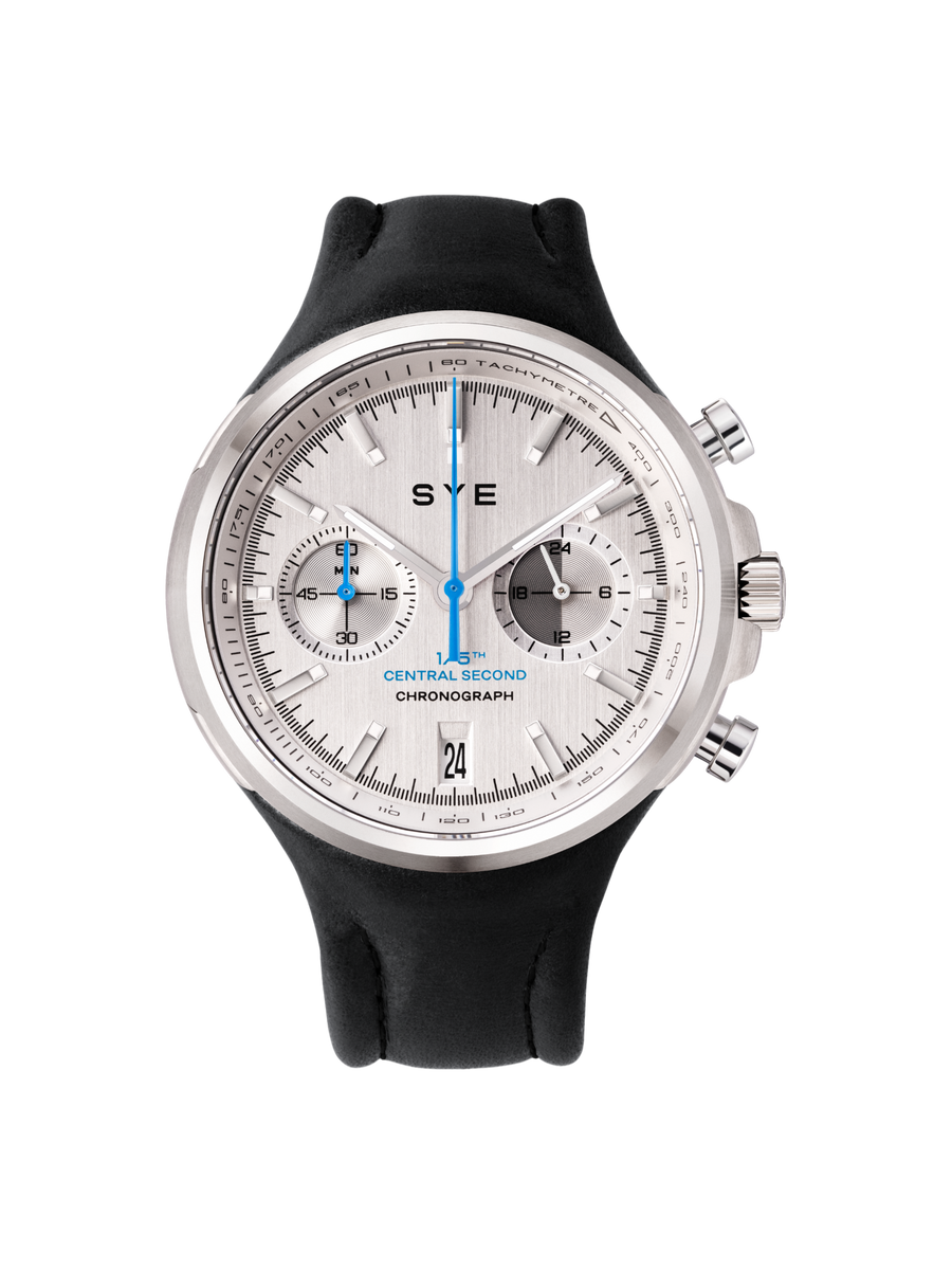 Montre SYE Watches - Chronograph Silver - Noir Shadow