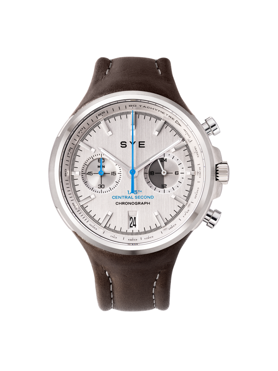 Montre SYE Watches - Chronograph Silver -  Marron